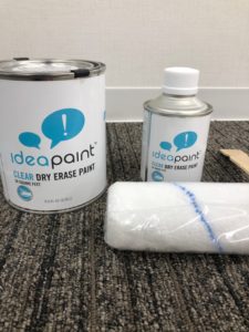 clear dry erase paint（ホワイトボード塗料）
